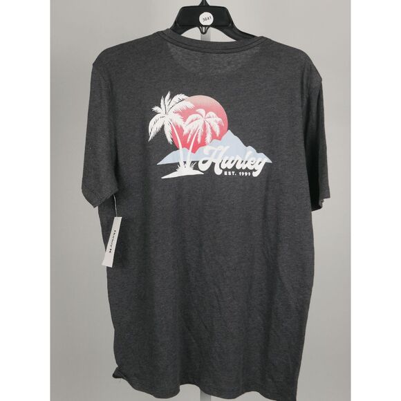 Hurley Men's Everyday Island Time Short Sleeve Tee M - Picture 4 of 8